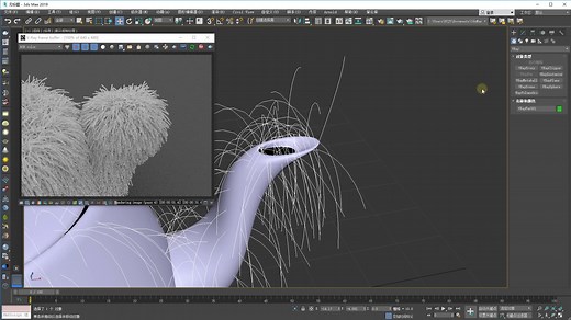 VRay4.1毛发参数详解