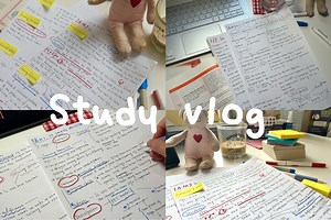 Study Vlog🍅｜假期后快速恢复学习力｜宅家学习记录｜背单词方法｜白纸学习笔记｜学习动力｜study with me ｜Toma’s vlog