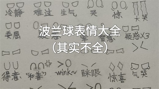 波兰球表情大全（其实一点不全）