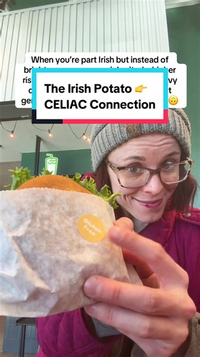 Did you know potatoes helped shape celiac history? 🤯😂😅 If you also have Irish blood & need to eat gluten free, this explains a lot. 🤷‍♀️ According to The Irish Times, potatoes became a l staple for the Irish when oats & dairy increased in prices. But when disease destroyed much of the potato crop, wheat bread became a large part of the Irish diet moving forward. This has led some researchers to hypothesize that celiac & gluten intolerant genes had a higher chance of being passed down in the 