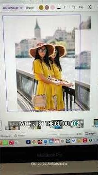 Try this layered frame effect to elevate your Canva designs!