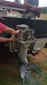 13K views · 182 reactions | Back on this 1971 Evinrude 100hp V4...