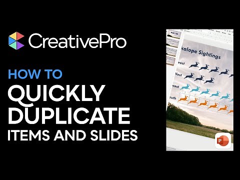 PowerPoint: How to Quickly Duplicate Items and Slides (Video Tutorial)