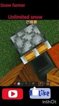 how to make a snow farm in minecraft bedrock 1.21 #minecraft #shortsfeed #shorts