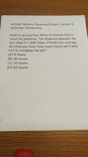 ASVAB Math Test Tips and Tricks 1