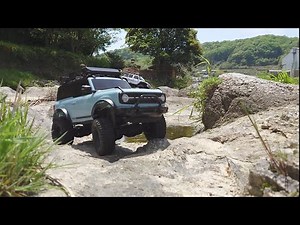 TAMIYA CC-02 フォードブロンコ2021 クローリング in 矢掛ロック
