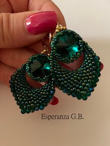 Emerald Feather Earrings Kit and Tutorial, Kit Beading Tutorial Beading Beading Pattern Beaded Earrings Seed Bead Tutorial Kit Beads - Etsy Canada