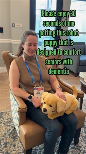 Tombot’s Jennie was one of our favorite things at CES. It’s a robotic puppy meant to comfort seniors with dementia, and builds on research on the benefits they get from cuddling with stuffed animals. CES has been hectic for our team, but here’s a little moment of calm in the middle of it. #ces2026 | Lifehacker