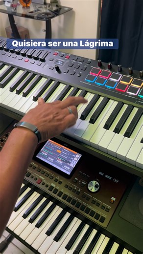 Hola 👋 Aquí les comparto este pequeño Intro Tutorial Quisiera ser una Lágrima”Música en vivo Contrataciones al 923-127-3203 y 923-231-1513 Las Choapas Veracruz @destacar #viralreelsシ #cumbiasparabailar #tecladistaversatil #viejitasinolvidables #musicaenvivo | Miguel Angel Villegas