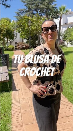 💫 Crochet Fácil: Blusa que Amarás Este Verano 🧶