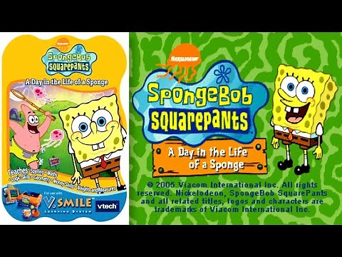 Spongebob Squarepants. A Day In The Life Of A Sponge (V.Smile) [2005]. Longplay.