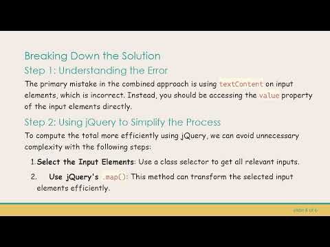 How to Combine Multiple Elements by Class in jQuery