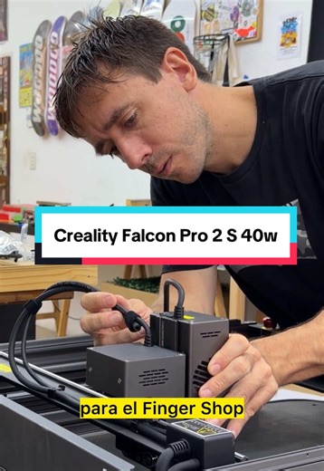 ¿Queres impulsar tu emprendimiento? El Láser de Creality Falcon Pro 2 S de 40w es una máquina super versátil que te va a servir para cortar y grabar, cartón, acrílico y madera de hasta 15mm de espesor. Visita la tienda de ImpFot y encontra lo que necesitas 🤝 #laser #creality #3dprinting #emprendimiento @IMPFOT