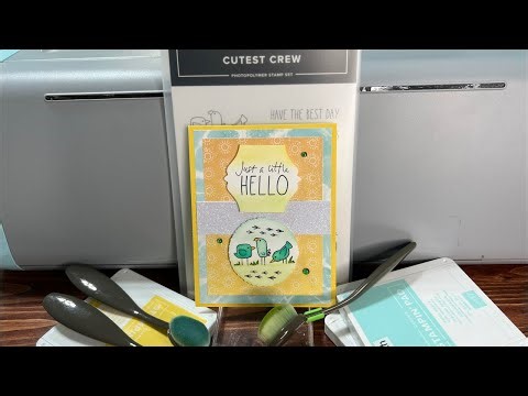Cutest Crew Card Tutorial - Beach Boardwalk Designer Series Paper by Stampin’ Up!