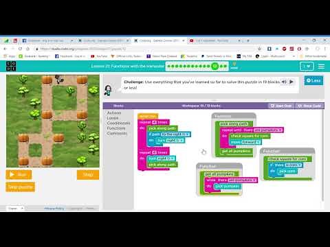Lesson 21 Functions with the Harvester #12