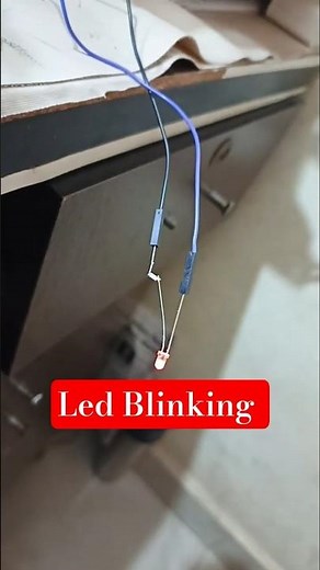 LED Blinking using Raspberry pi #electronics #raspberrypi #led #ledblinking