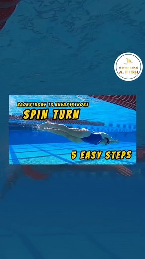 2.6K views · 19 reactions | Ever watched at a crossover turn and wondered if you’d ever master it?  Don't worry, we’ve broken down the spin turn into 5 simple steps to help you finally understand how it works! This clip is just the start — the full lesson is waiting for you inside the SLAF Video Vault.  | Swim Like A. Fish | Facebook