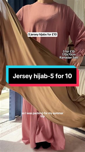 5 Beautiful Jersey Hijabs for Only £10