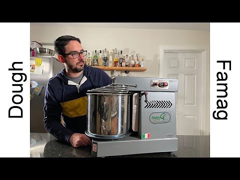 How I use my Famag mixer to make pizza dough.