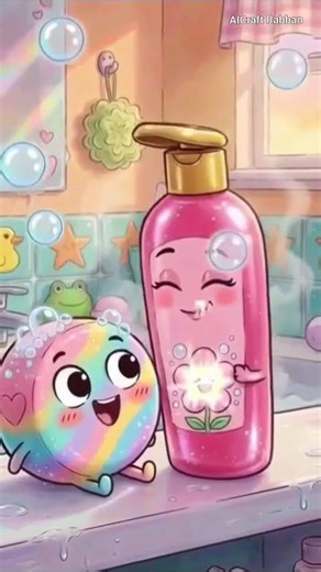 Soap ❤️ Shampoo Ki Funny Love Story | Cute Bathroom Cartoon 😂✨