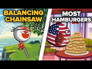 The Most Ridiculous World Records Countryballs | Countryballs Animation