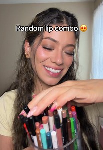 Random Lip Combo: Lipliner, Lipstick & Gloss Mix Ideas