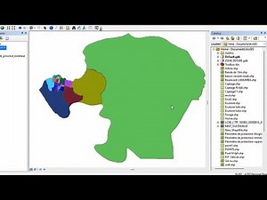 ArcGIS : Comment créer des shapefiiles, points plygones et polylines - Tutoriel