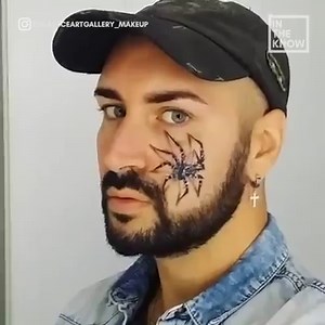 These trippy 3D optical illusions are made with makeup 😱 | In The Know Beauty