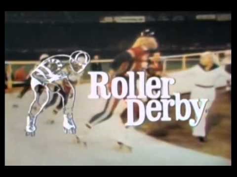 1970s Roller Derby TV Intro - Largest Ever Roller Derby Crowd