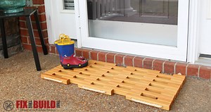 DIY Wooden Doormat | FixThisBuildThat