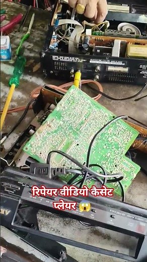 Repair Video Cassette Player 😱