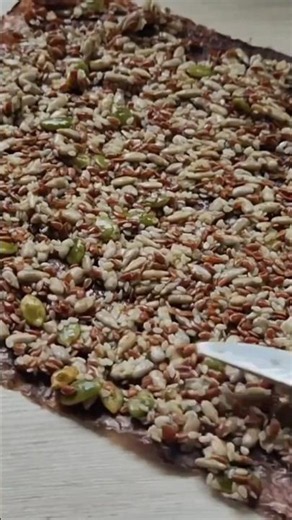 Flour-free SEED CRACKERS👉crunchy and easy