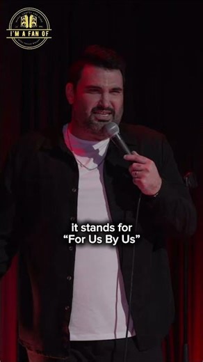 When you aren’t part of the “us” in “For Us By Us” but still rock the FUBU. #fubu #standupcomedy