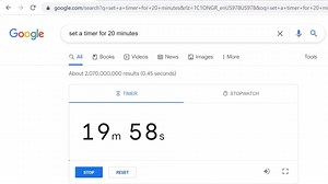 "We expect to have it back fairly soon": Google removes in-built timer from search engine