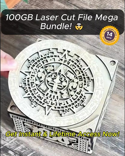 Stop wasting hours hunting for laser files. Get 100GB ready-to-cut designs in one place. ✅ Instant download ✅ Lifetime access ✅ Works with Glowforge, Cricut, Lightburn, xTool & more ✅ Wood, acrylic, leather, MDF – plug, cut, done Why pay $5–$10 per file? Grab the full collection once and own it forever. Start creating in minutes: https://thelaserdesign.store | The Laser Design