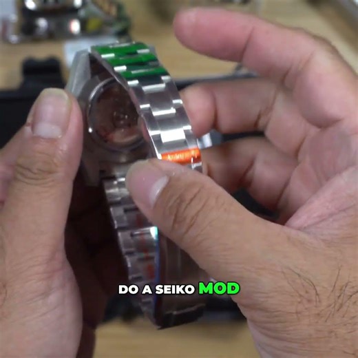 Seiko Modding: Building a Rolex Submariner Homage! #shorts