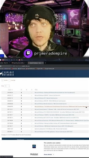 There are easy exploits for beginners on exploit-db #cybersecurity #redteam #short