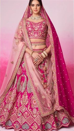 Bridal Pink lengha 🩷😍#aesthetic#youtubeshorts#viral#bridal#lenhga#pink#new#2026#trending#fashion💫🌺🫠