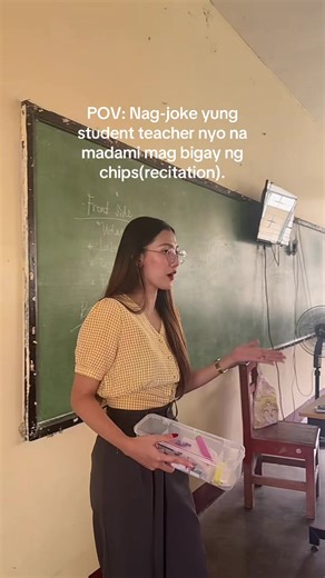 Student Teacher's Hilarious Chip Joke in Class