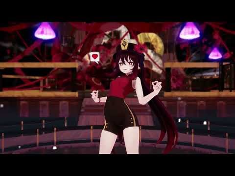 [MMD Genshin Impact] Hu Tao / 胡桃 - 【Helltaker】 #mmd #game #anime #hutao #胡桃 #genshinimpact