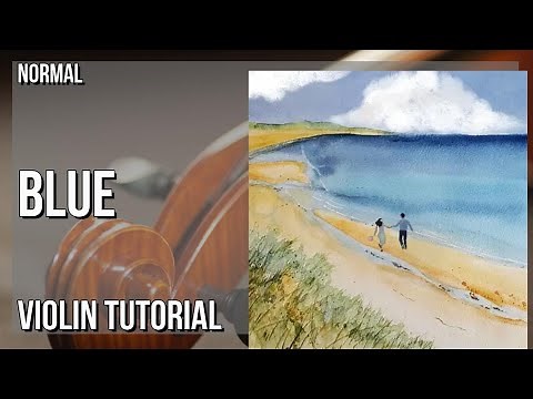 How to play blue by yung kai on Violin (Tutorial)