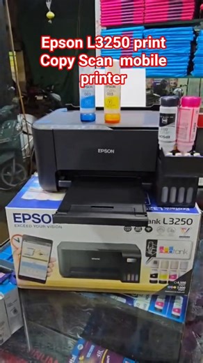 Epson L3250 Print Copy Scan Multifunction printer #Newprinter #installation #Shop #office #home #csc