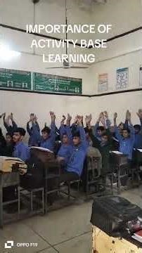 importance of activity base learning