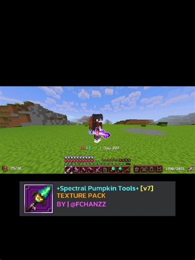 Spectral Pumpkin Tools v7 for Minecraft