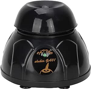 FastUU Black 5200 rpm Shaker Electric Vortex Mixer, Salon Mixer, Tattoo Ink Nail Polish for Paints Tattoo Pigment(U.S. regulations)