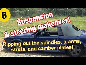 Removing foxbody spindles & control arms (and struts)
