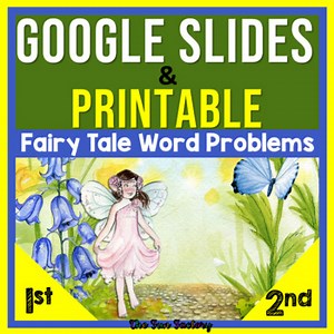 Addition and Subtraction Word Problems Digital  Google™ Slides AND Printable