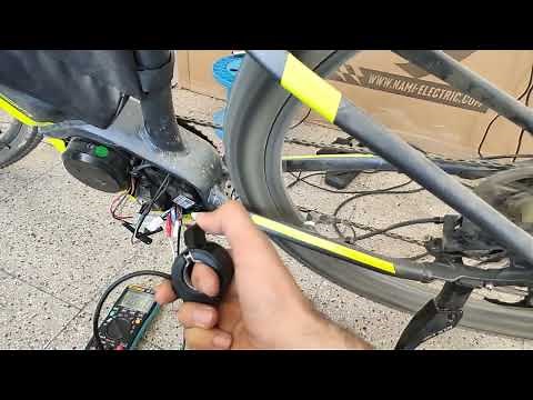 BAFANG Mid Drive Motor Running with universal throttle (Hack)