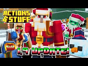 BIGGEST UPDATE YET! Actions and Stuff 1.9 Full Changelog and Review
