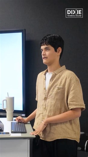 In just one year at Dixie Tech, students go from learning CAD...